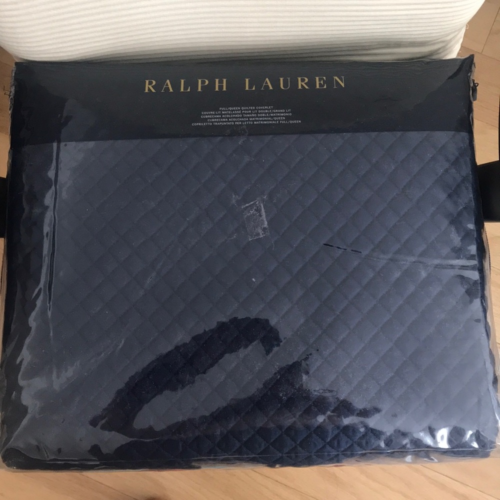 NWT Ralph Lauren Wyatt Queen Quilted Coverlet